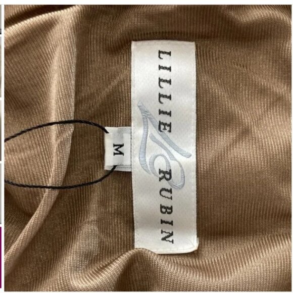 2 Pc SET | Top and Duster / Cardi | M | 90s | Brushed Gold | Old Money Elegant - Picture 5 of 5